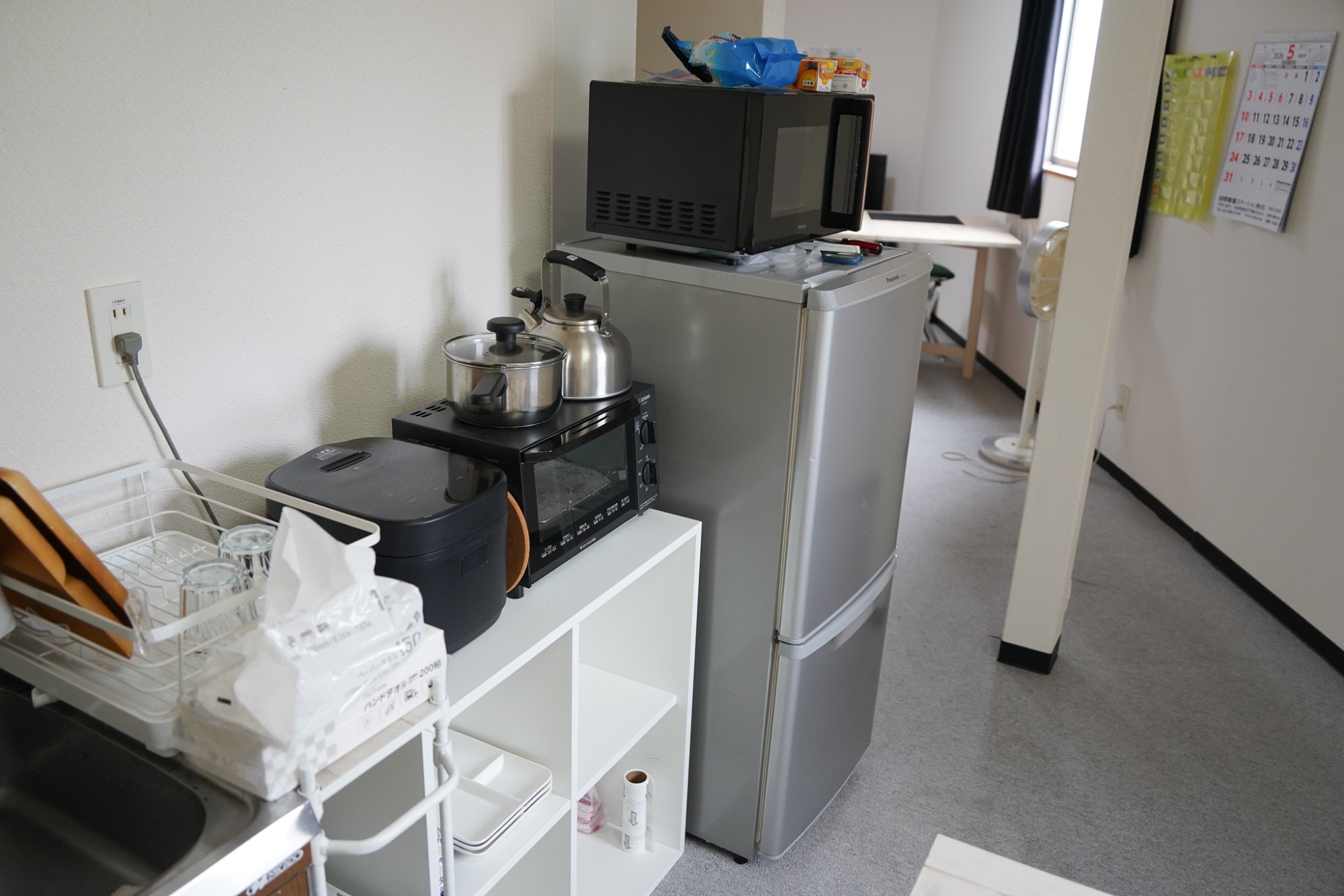 わおん西天下茶屋 共用スペースで料理も可能です
